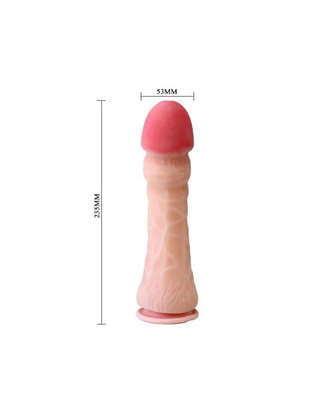 Baile Dildo con Ventosa Color Natural 235 cm