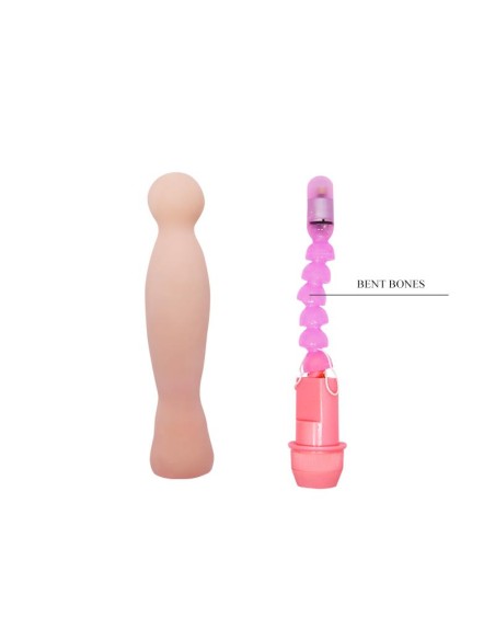 Dildo VIbrador Color Natural 22 cm