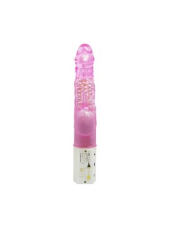 Baile Vibrador Transparente Color Rosa 2