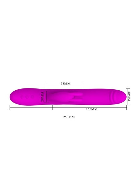 Vibrador y Rotador Byron Color Purpura Vibrador y Rotador Byron Color Purpura