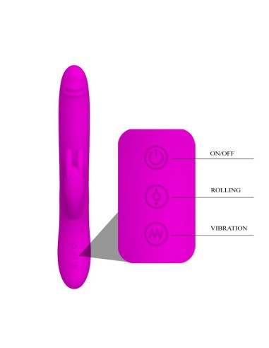 Vibrador y Rotador Byron Color Purpura