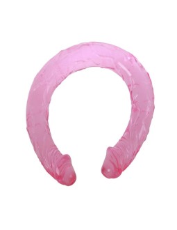 Dildo Doble Color Rosa 44 cm 2
