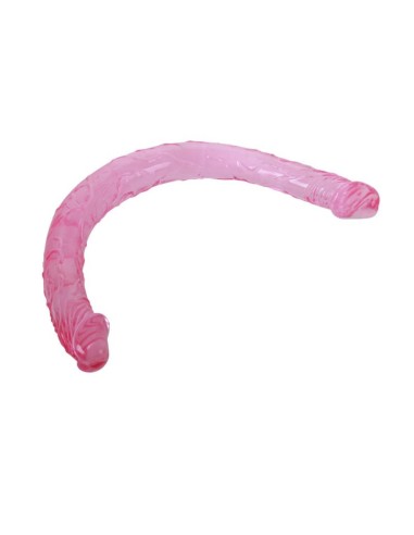 Dildo Doble Color Rosa 44 cm
