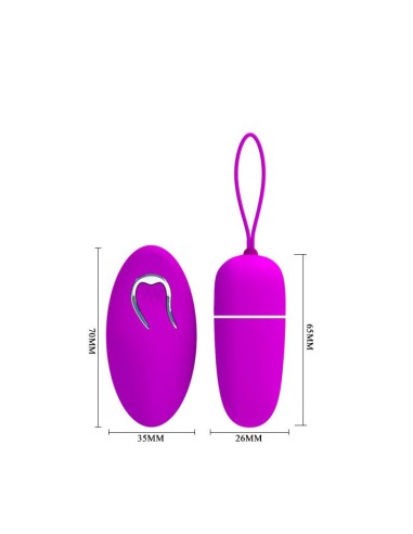 Pretty Love Huevo Vibrador Bradley Color Purpura