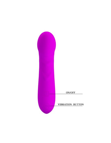 Pretty Love Mini Masajeador Reuben Color Purpura