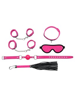 Rimba Bondage Play Set de Bondage 6 Piezas Color Rosa 2