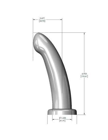 Herspot Dildo Golden Rose Talla Grande