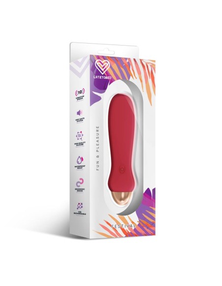 Luxo Estimulador 10 Velocidades Rust Red Luxo Estimulador 10 Velocidades Rust Red