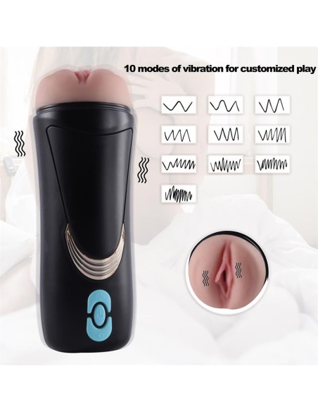 Masturbador Masculino Vagina con Gemidos Lauren Masturbador Masculino Vagina con Gemidos Lauren