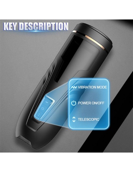 Masturbador Funcion Telescopica y Rotacion Rita