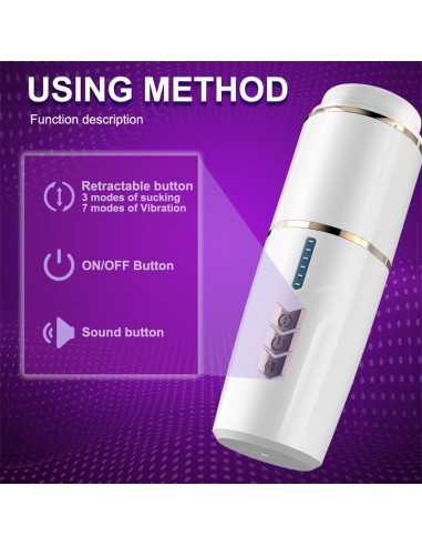 Kimi Masturbador con movimiento Telescopico y Rotacion