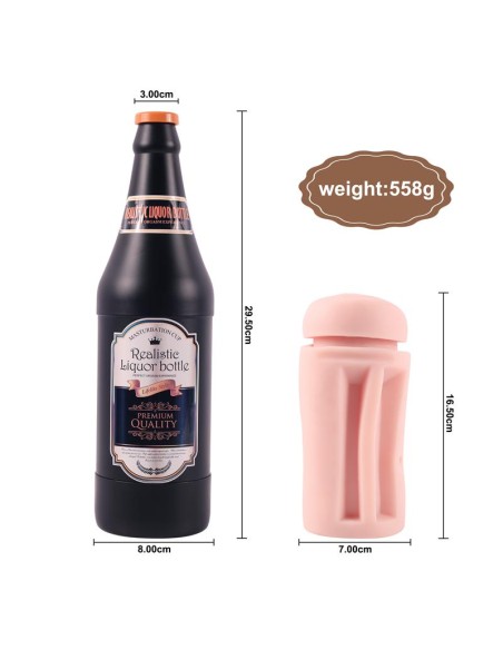 Masturbador Masculino Vagina Sonya Botella Cerveza