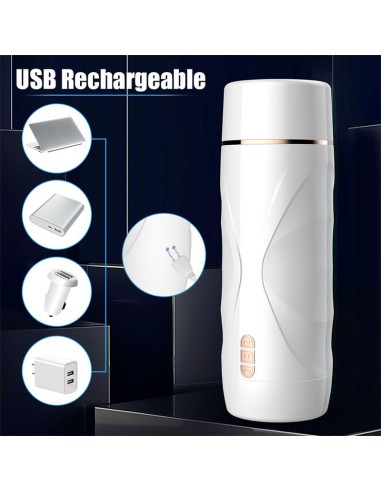 Riley Masturbador Masculino Automatico Vibracion y Succion