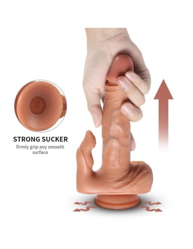 Julian Dildo con 20 Modos de Vibracion y Estimlador de Clitoris