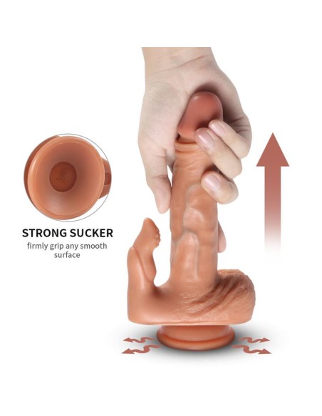 Julian Dildo con 20 Modos de Vibracion y Estimlador de Clitoris