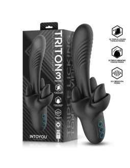 Triton Vibrador Triple Lengua