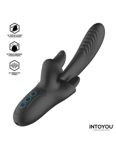 Triton Vibrador Triple Lengua