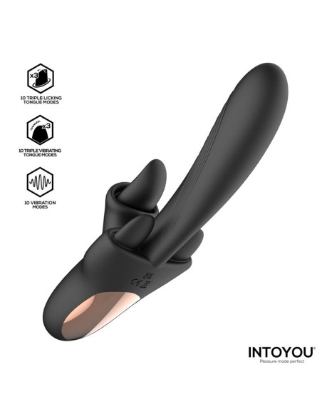Triton Vibrador Triple Lengua