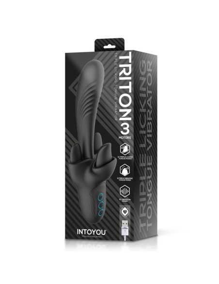 Triton Vibrador Triple Lengua