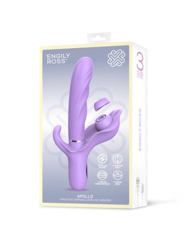 Apollo Vibrador con Thrusting Tapping y Succion