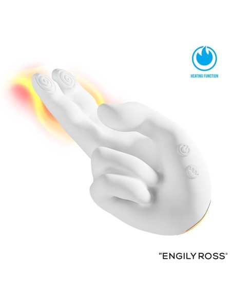 Flirty Hand Estimulador Finger con Efecto Calor