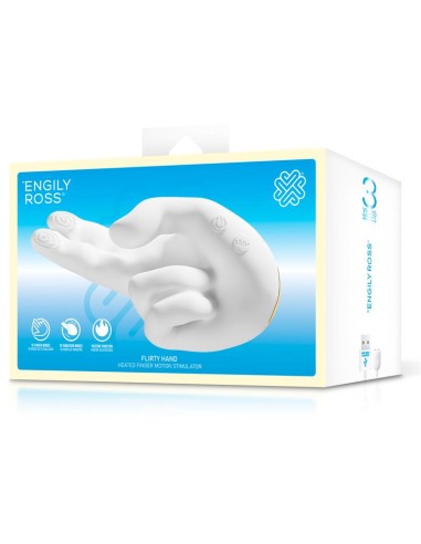 Flirty Hand Estimulador Finger con Efecto Calor