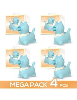 Pack de 4 Meow Masajeador con Lengua Licking
