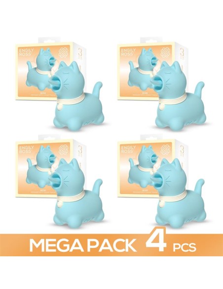 Pack de 4 Meow Masajeador con Lengua Licking