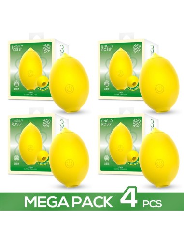 Pack de 4 Lemon Estimulador de Clitoris con Succion