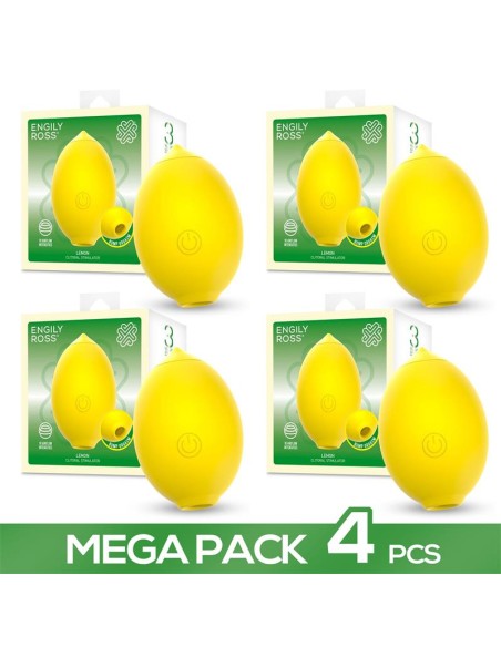 Pack de 4 Lemon Estimulador de Clitoris con Succion