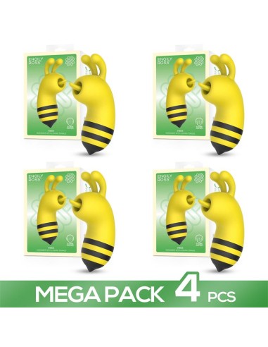 Pack de 4 Vibee Masajeador con Lengua Licking