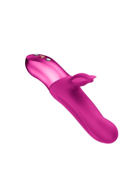 Bi Stronic Fusion Vibrador con Thrusting y Pulsacion Magenta