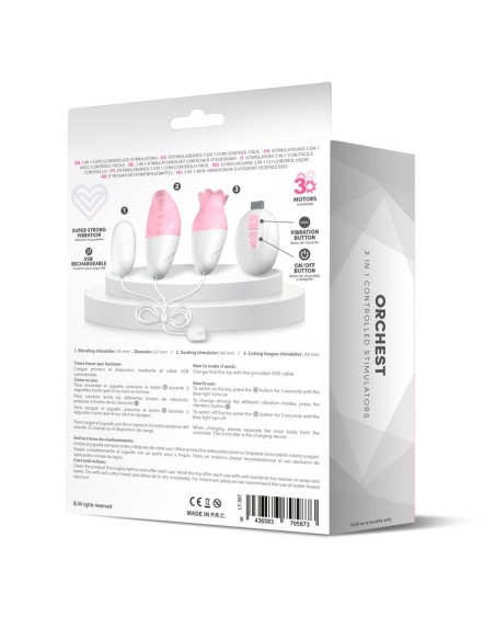 Orchest Estimulador 3 in 1 con Control Remoto Orchest Estimulador 3 in 1 con Control Remoto