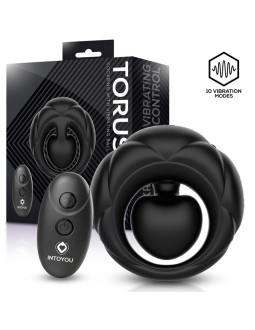 Torus Anillo Vibrador con Bola Clitoriana con Control Remoto USB