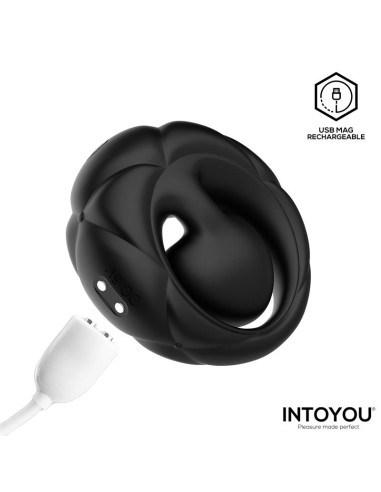 Torus Anillo Vibrador con Bola Clitoriana con Control Remoto USB