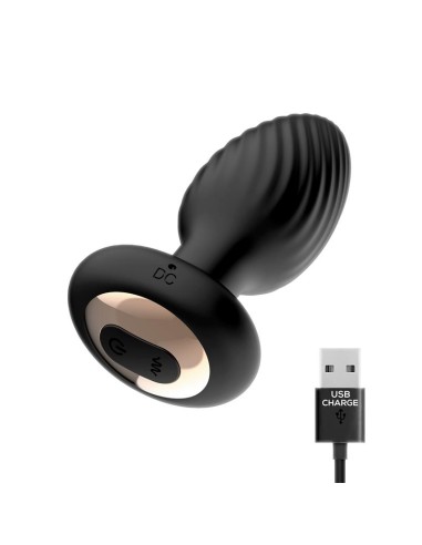 Drago Plug Anal Vibracion Movimiento Twister 360º y Control Remoto