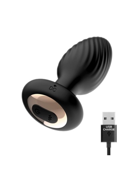 Drago Plug Anal Vibracion Movimiento Twister 360º y Control Remoto