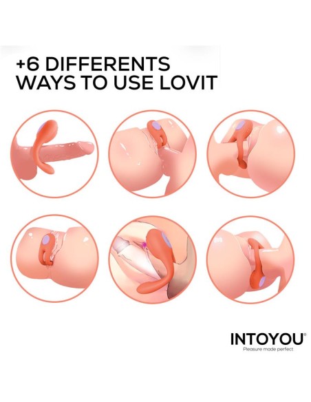 Lovit Vibrador de Pareja Flexible con Control Remote