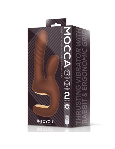 Mocca Vibrador con Thrusting y Mango Ergonomico USB