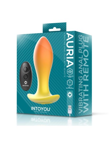 Auria Plug Anal con Vibracion y Control Remoto USB C
