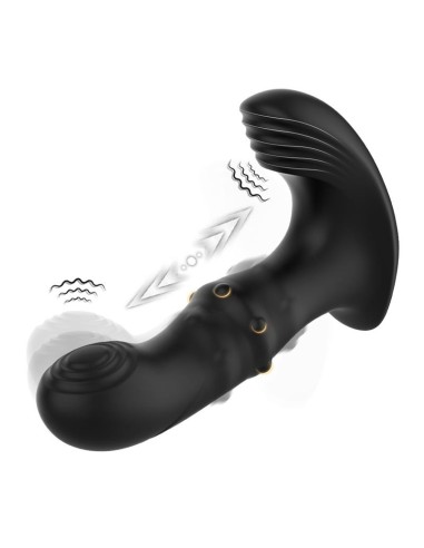 Masajeador Prostatico Vibracion Thrusting y Estimulador de Clitoris