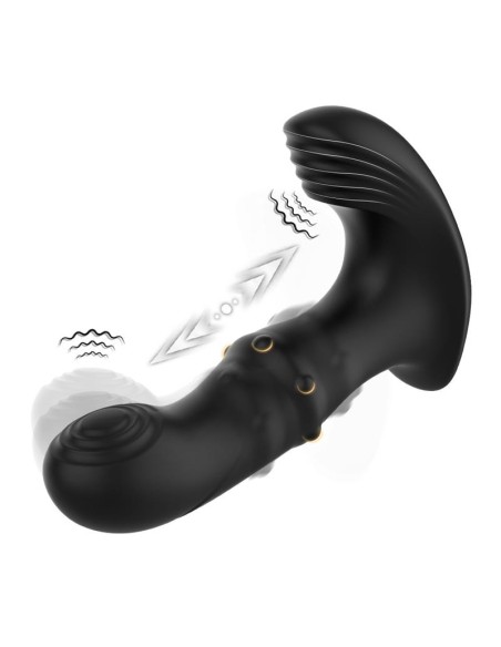 Masajeador Prostatico Vibracion Thrusting y Estimulador de Clitoris