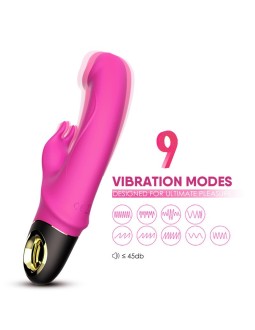 Vibrador con Rotacion 360º Rosa 2