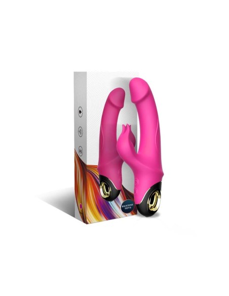 Vibrador con Rotacion 360º Rosa