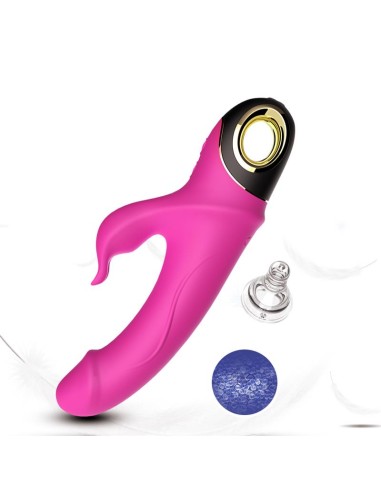 Vibrador con Rotacion 360º Rosa