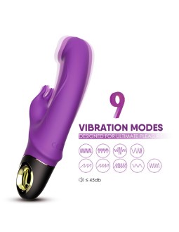 Vibrador con Rotacion 360º Purpura 2