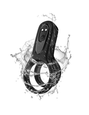 Mecha style Anillo Doble para el Pene con Vibracion