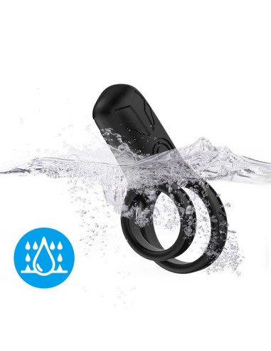 Mecha style Anillo Doble para el Pene con Vibracion