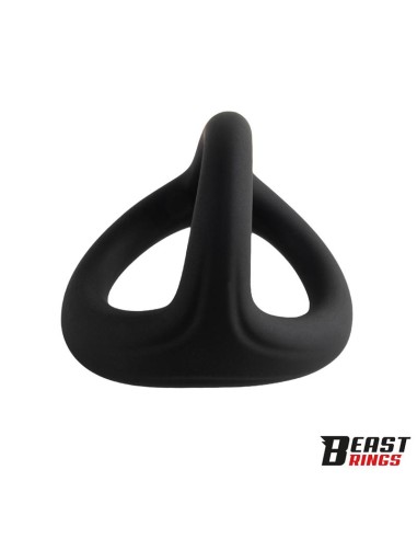 Anillo Triple Silicona Solida 40 35 32mm Talla S