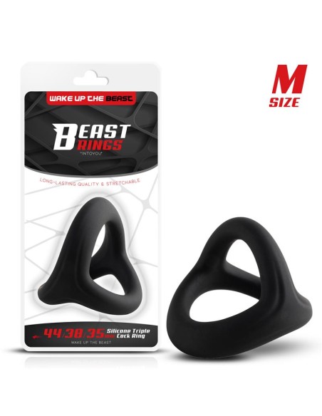 Anillo Triple Silicona Solida 44 38 35mm Talla M